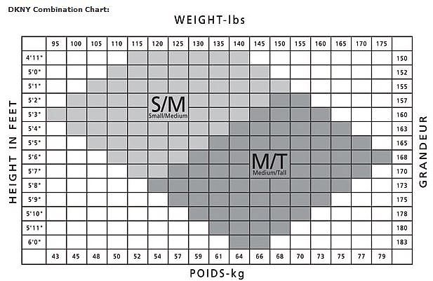 Dkny Swimsuit Size Chart